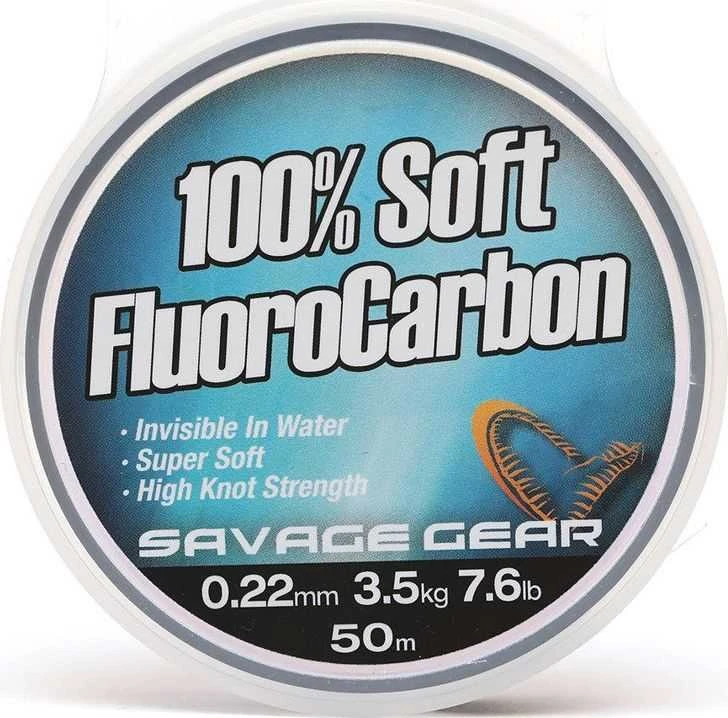 Savage Gear Fluorokarboninis Valas SG Soft 0.49mm 35m. 15,2kg