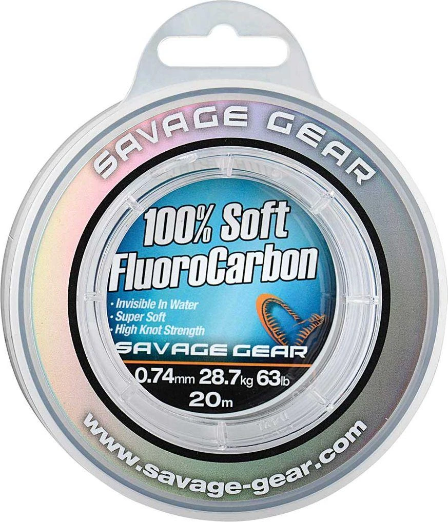 Savage Gear Fluorokarboninis Valas SG Soft 0.81mm 15m 33.0kg
