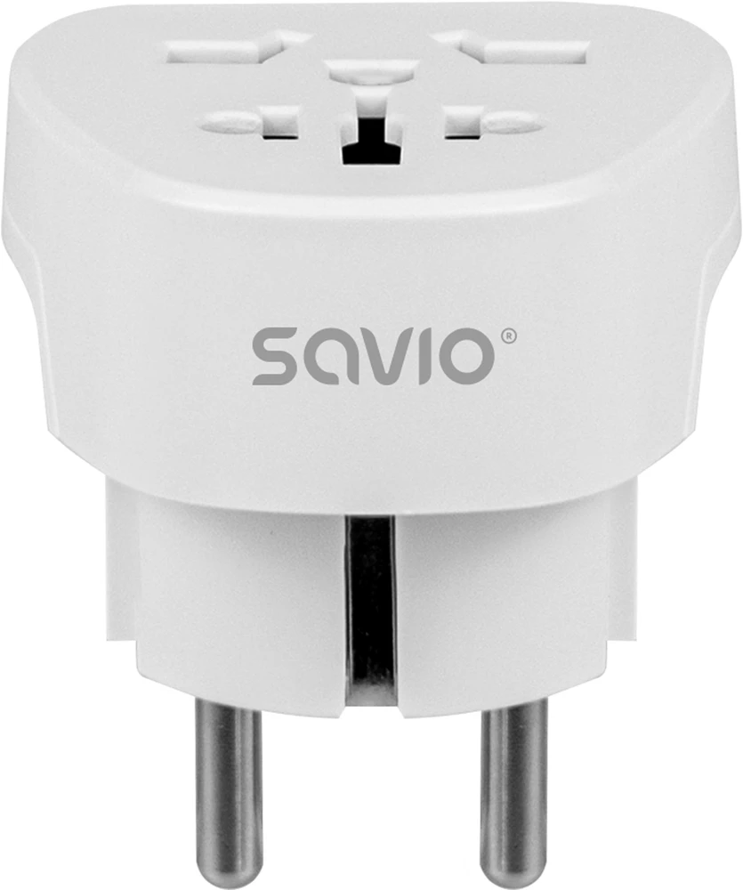 Savio AP-06 maitinimo adapteris/keitiklis Universalus 3750 W Baltas