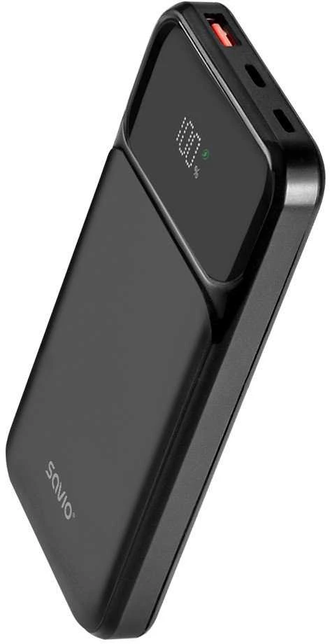 Savio BA-08 10000 mAh juoda
