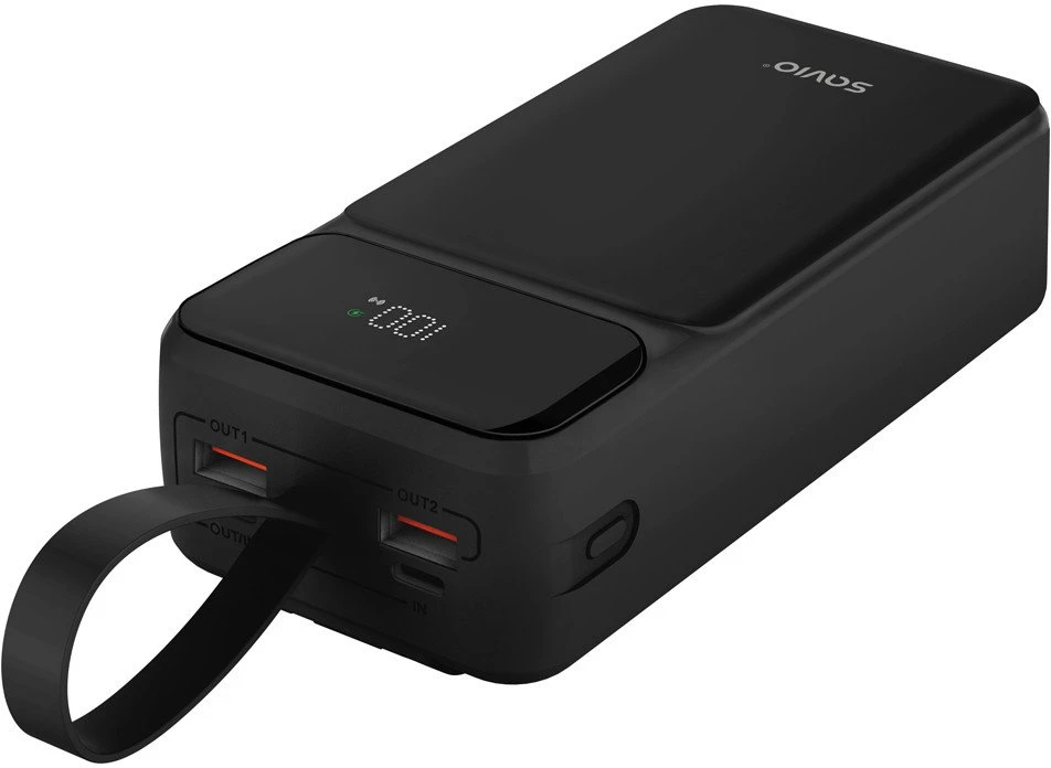 Savio BA-10 30000 mAh juoda