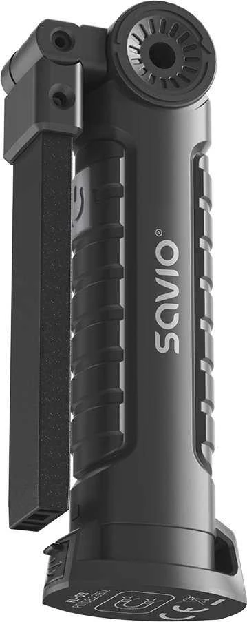 LED Lempa - Savio FL-03 COB Įkraunama, USB-C, 150 lm, Sukamoji Galvutė, Magnetas