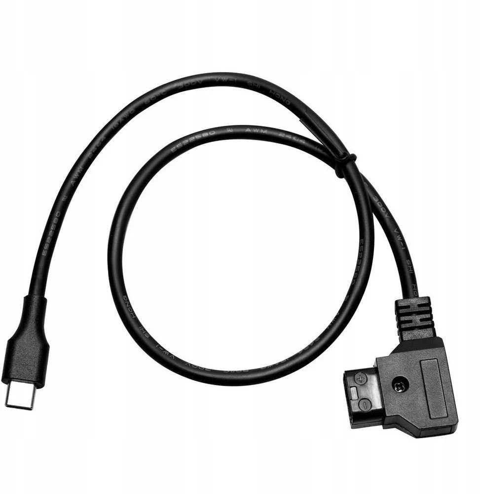Savio COLBOR baterijos adapteris V-Mount + D-tap į USB-C kabelis, skirtas lempai CL-60, CL-60R, CL-100X