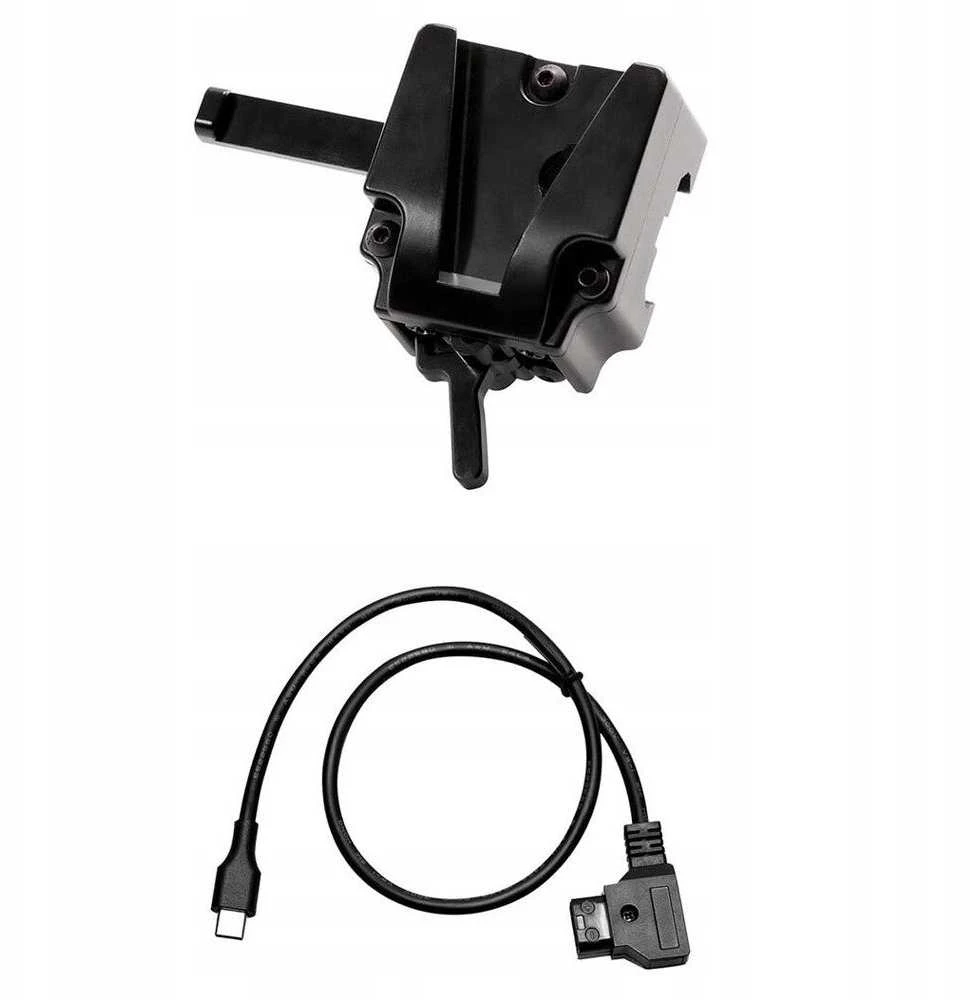 Savio COLBOR baterijos adapteris V-Mount + D-tap į USB-C kabelis, skirtas lempai CL-60, CL-60R, CL-100X