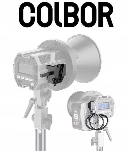 Savio COLBOR baterijos adapteris V-Mount + D-tap į USB-C kabelis, skirtas lempai CL-60, CL-60R, CL-100X