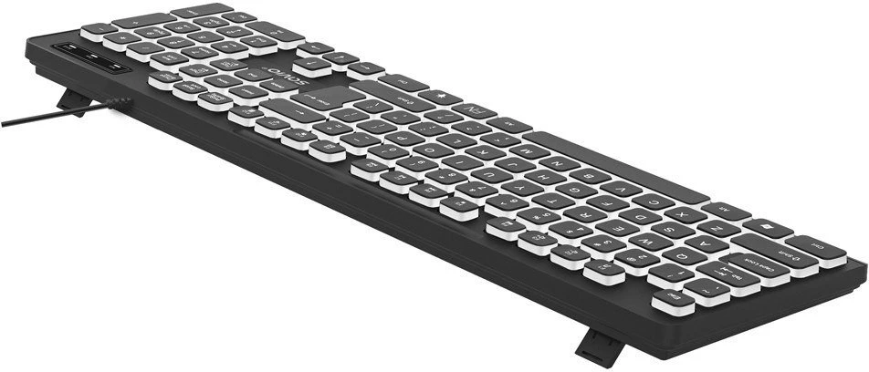 Savio KB-04 klaviatūra Home/Office USB QWERTY UK International Juodas