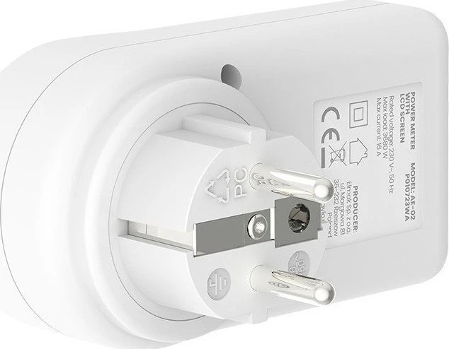 Savio Vatmetras su LCD ekranu, 16a, 3680w, ae-02