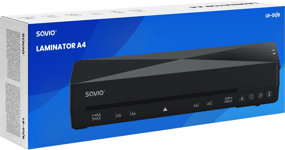 Savio LR-01/B laminator Cold/hot laminator 320 mm/min Juodas