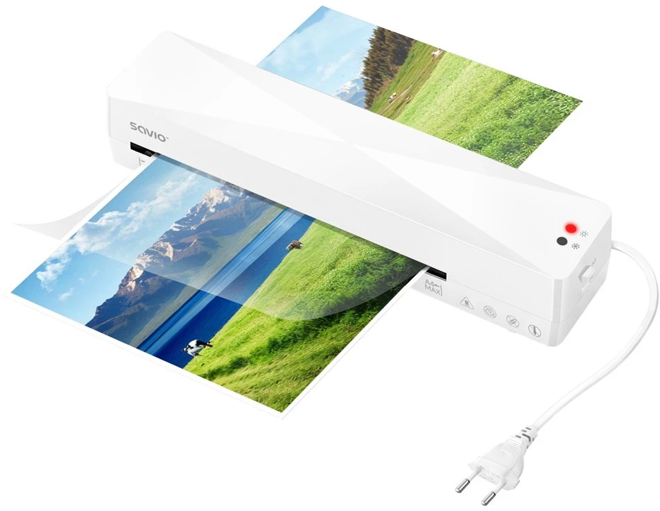 Savio LR-01/W laminatorius Šalto/karšto laminavimo įrenginys 320 mm/min Baltas