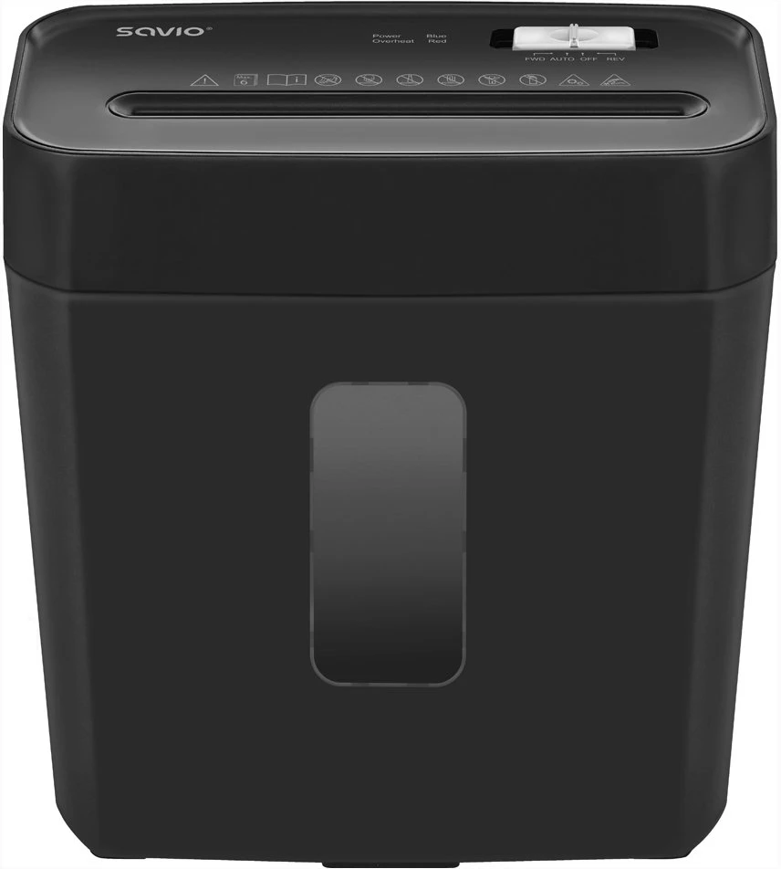 Savio ND-01 dokumentų smulkintuvas Kryžminis smulkinimas 72 dB Juodas