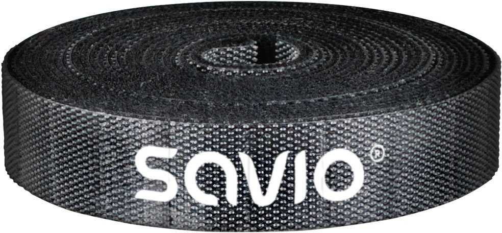 Savio Kabelių organizatorius, juosta, Velcro, 14 mm pločio, 5 m OC-06