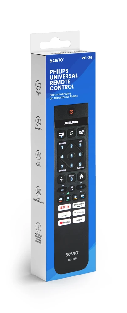 Savio RC-26 išmaniesiems „Philips“ televizoriams