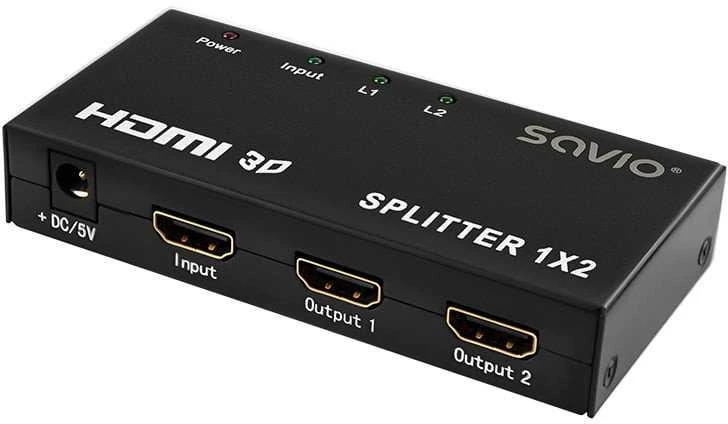 Savio CL-42 video splitter HDMI 2x HDMI