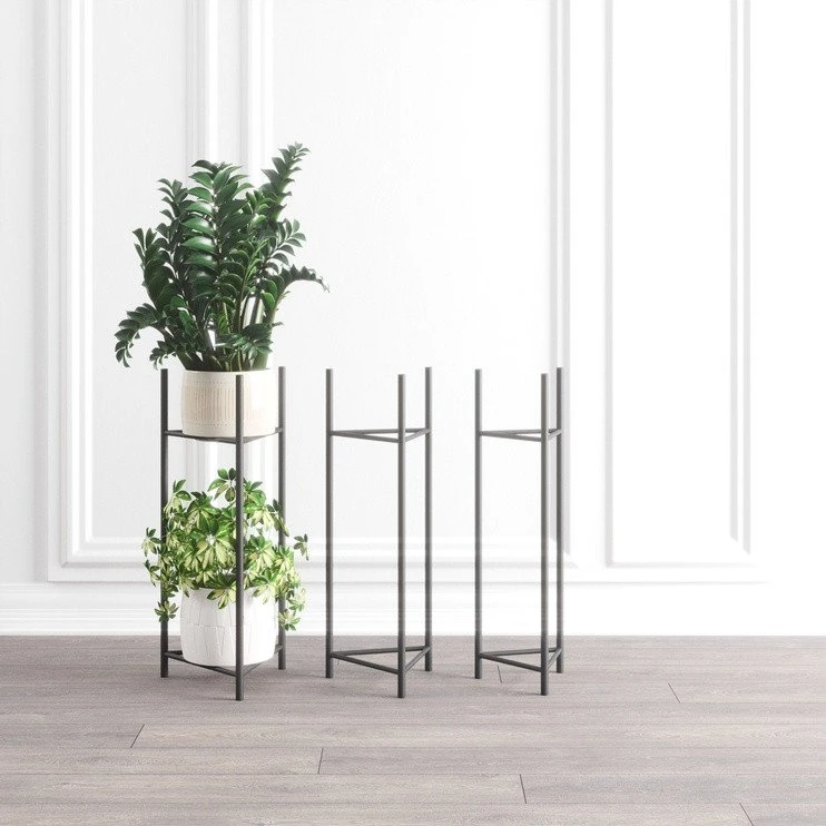 Garden Center Sbox STAND FOR FLOWER POTS SENS L Juodas 27X75
