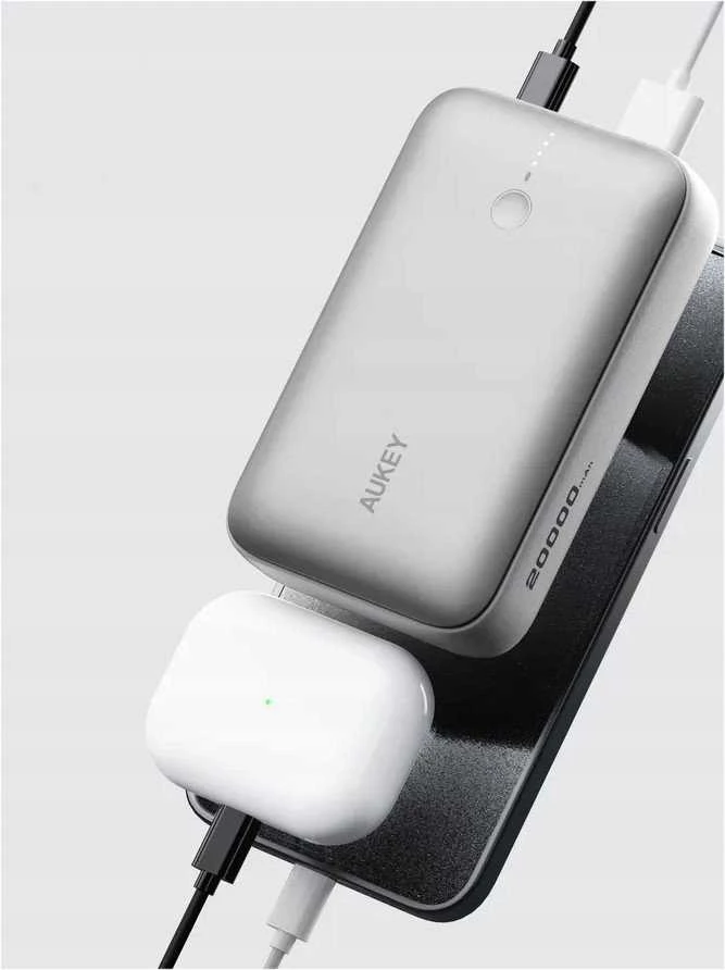 AUKEY Spark Mini 20000 mAh Sidabras
