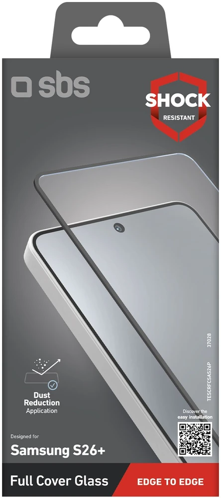 SBS pilnai dengiantis grūdintas stiklas, skirtas „Samsung Galaxy S26 Plus“