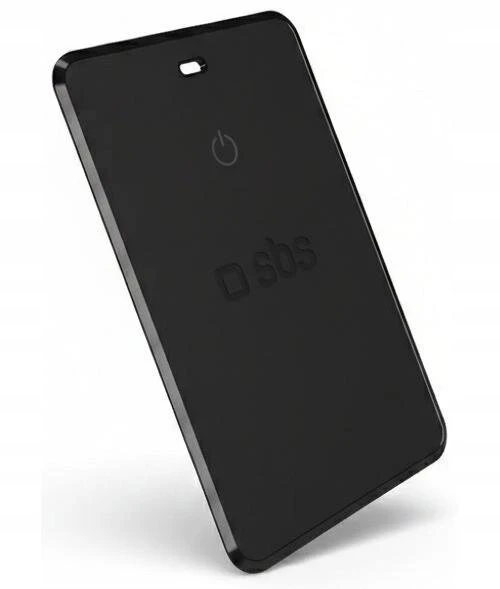 SBS Track My Card itin plonas universalus iOS ir Android lokatorius – Juodas