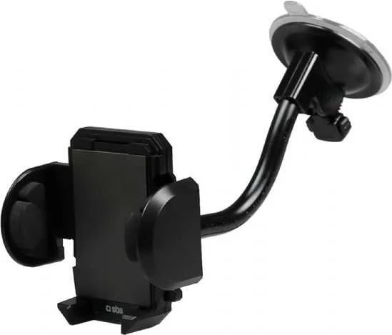 SBS TE0UCH20W Išmanusis telefonas Holder for 6.8" on Glass – juodos spalvos