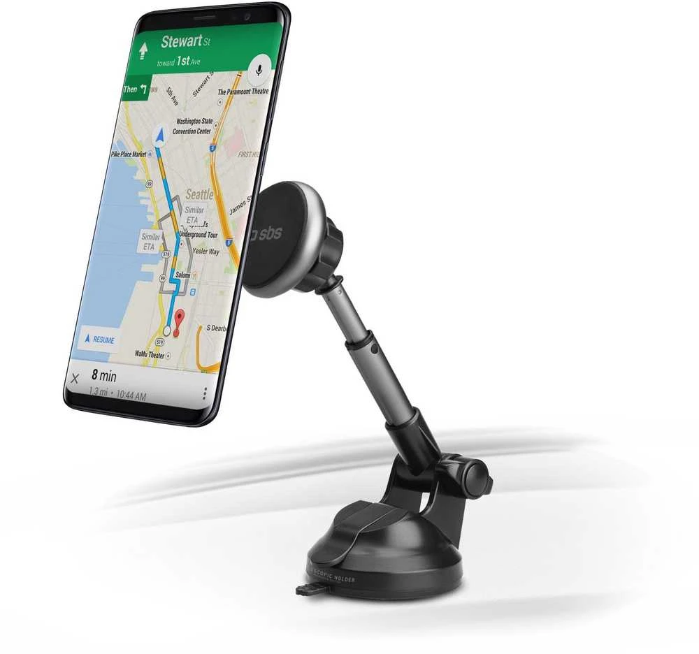 SBS TESUPMAGEXT Telescopic Išmanusis telefonas Holder Compatible with MagSafe – juodos spalvos