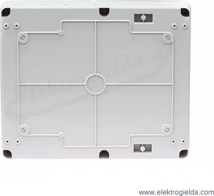 „Scame“ virštinkinė paskirstymo skydinė 2x16A/5P 2x230V 11 modulių IP44-54 „Enerbox 633.1122“ pilka