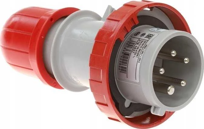 „Scame Optima“ užsukamas kištukas 3P+N+E 16A IP67 218.1637
