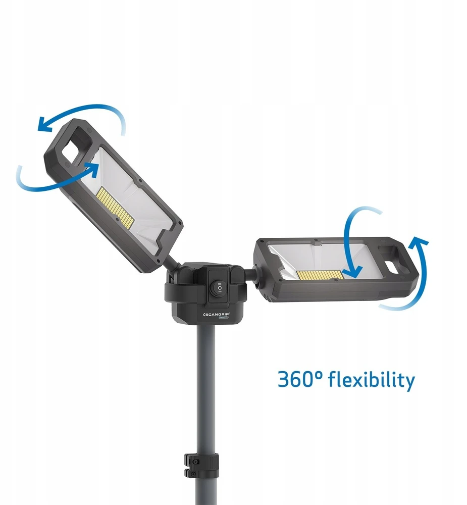 Darbo lempa su trikoju Scangrip TOWER 8 CONNECT, 8000lm, IP30