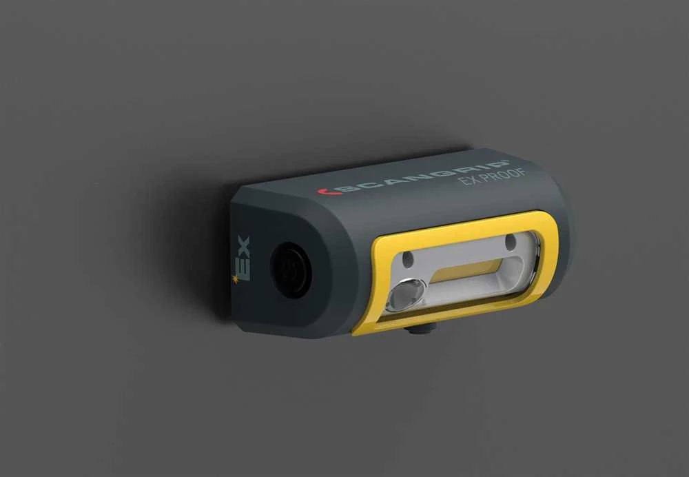 Žibintuvėlis ant galvos LED EX-VIEW USB IP65 100/200lm, Scangrip