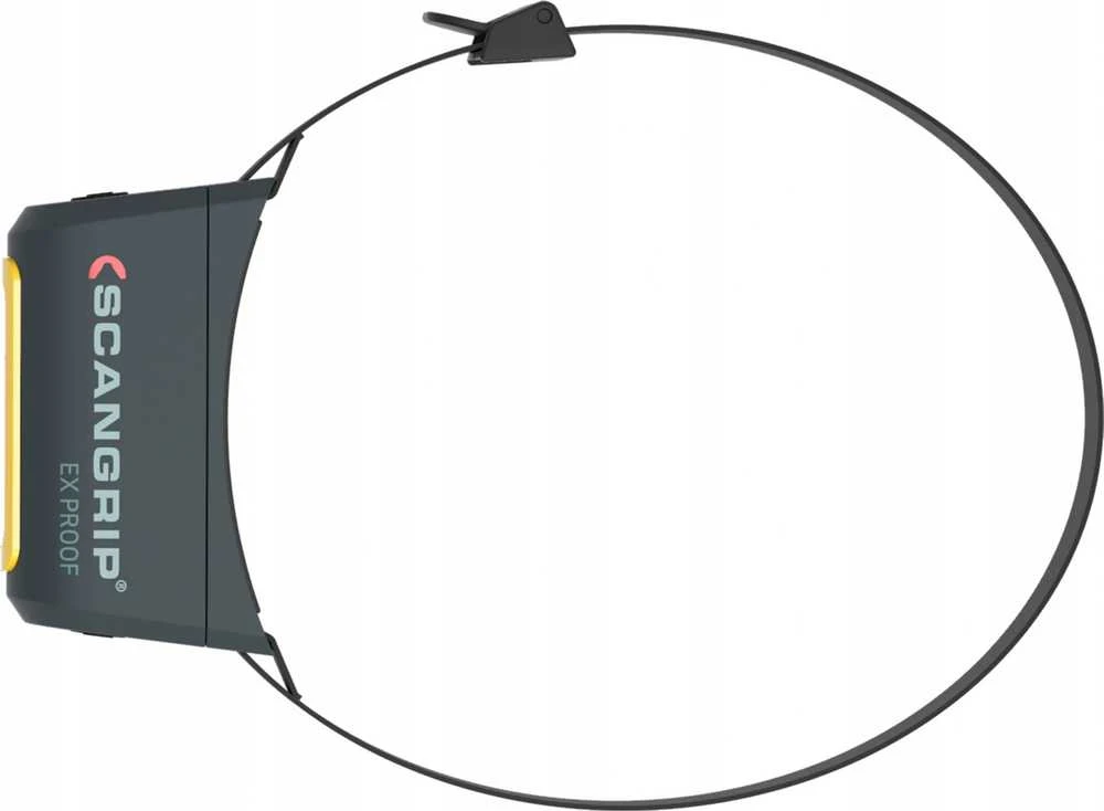 Žibintuvėlis ant galvos LED EX-VIEW USB IP65 100/200lm, Scangrip