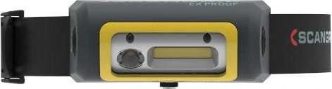 Žibintuvėlis ant galvos LED EX-VIEW USB IP65 100/200lm, Scangrip