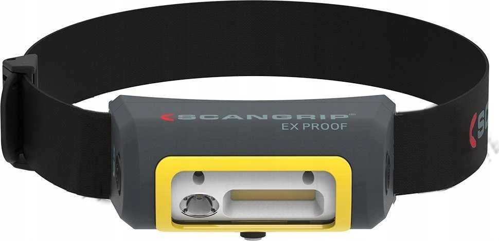 Žibintuvėlis ant galvos LED EX-VIEW USB IP65 100/200lm, Scangrip