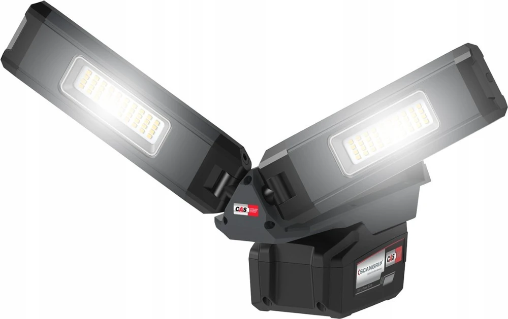 Scangrip įkraunama darbo lempa su dviem galvutėmis 2500 lm DUO CONNECT 03.6111C