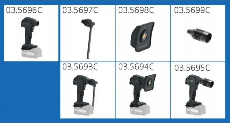 MULTILIGHT CONNECT karkaso paieškos žibinto galvutė, 600 lm CAS, Scangrip