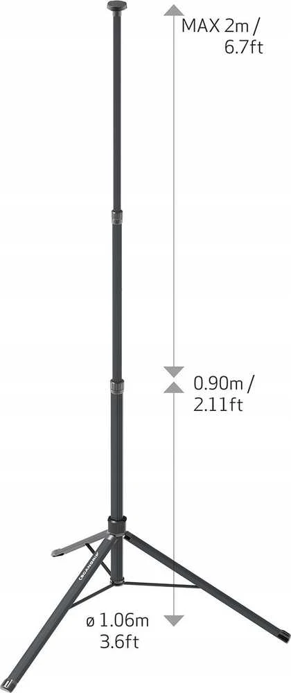 COB LED darbo lempa 4000 liumenų, NOVA 4K, SCANGRIP 03.5440 + trikojis 2m 03.5685 [49.0442]