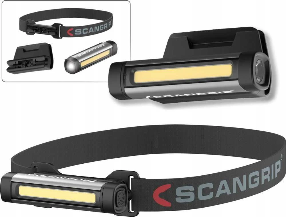 Žibintuvėlis ant galvos FLEX WEAR KIT USB kraunamas 75/150, Scangrip