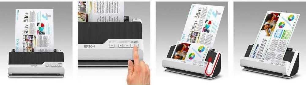 Skeneris Epson | Aukščiausios kokybės kompaktiškas skaitytuvas | DS-C490 | Lakštinis | Laidinis