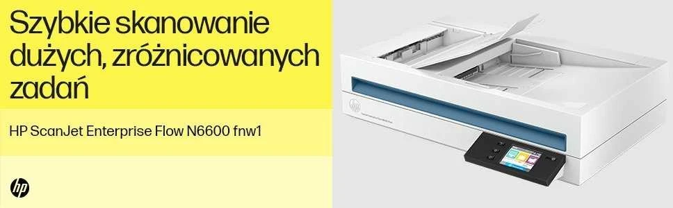 Skeneris Hewlett Packard (HP) HP SCANJET N6600FNW1 - 100 PPM TOUCHSCREEN