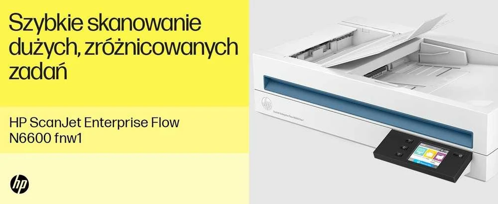 Skeneris Hewlett Packard (HP) HP SCANJET N6600FNW1 - 100 PPM TOUCHSCREEN