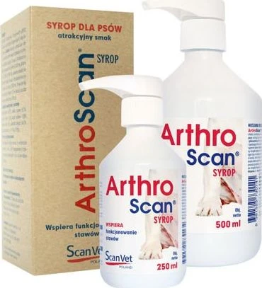 SCANVET ARTHROSCAN SYROP 500 ML PŁYN Buteliukas