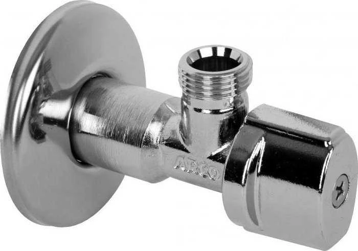 Kampinis ventilis Schell, 1/2" x 1/2" x 3/4" , kombinuotas