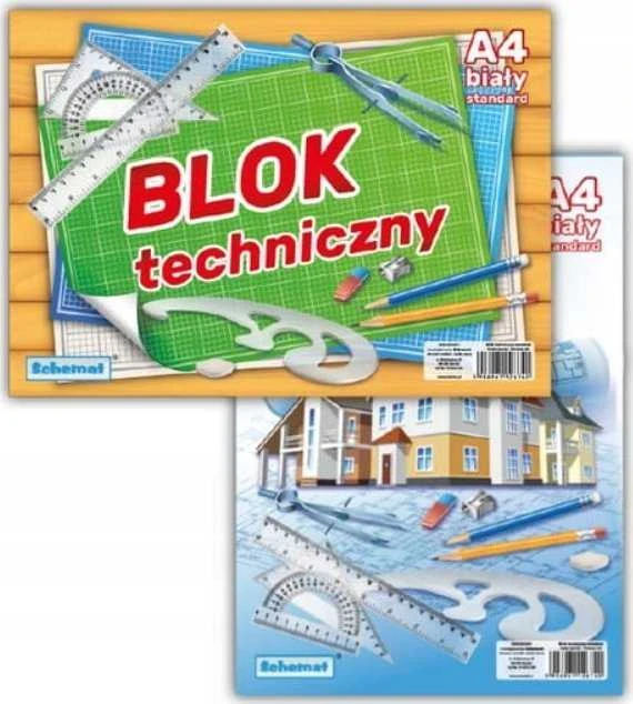 Schemat DIAGRAMA Techninis blokas A4/10K baltas (10vnt)