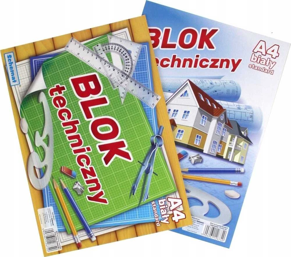 Schemat DIAGRAMA Techninis blokas A4/10K baltas (10vnt)