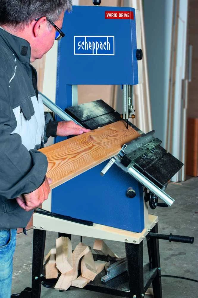 Juostinės pjovimo staklės Basa3V + stovas 230V, Scheppach