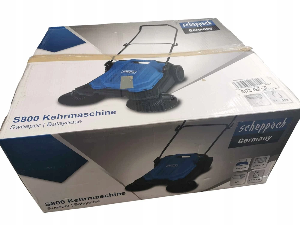 Mechaninė šluota S800, Scheppach