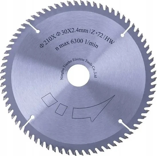 Scheppach Pjovimo diskas Scheppach PL75 fi 210 x 30 mm 72 dantys
