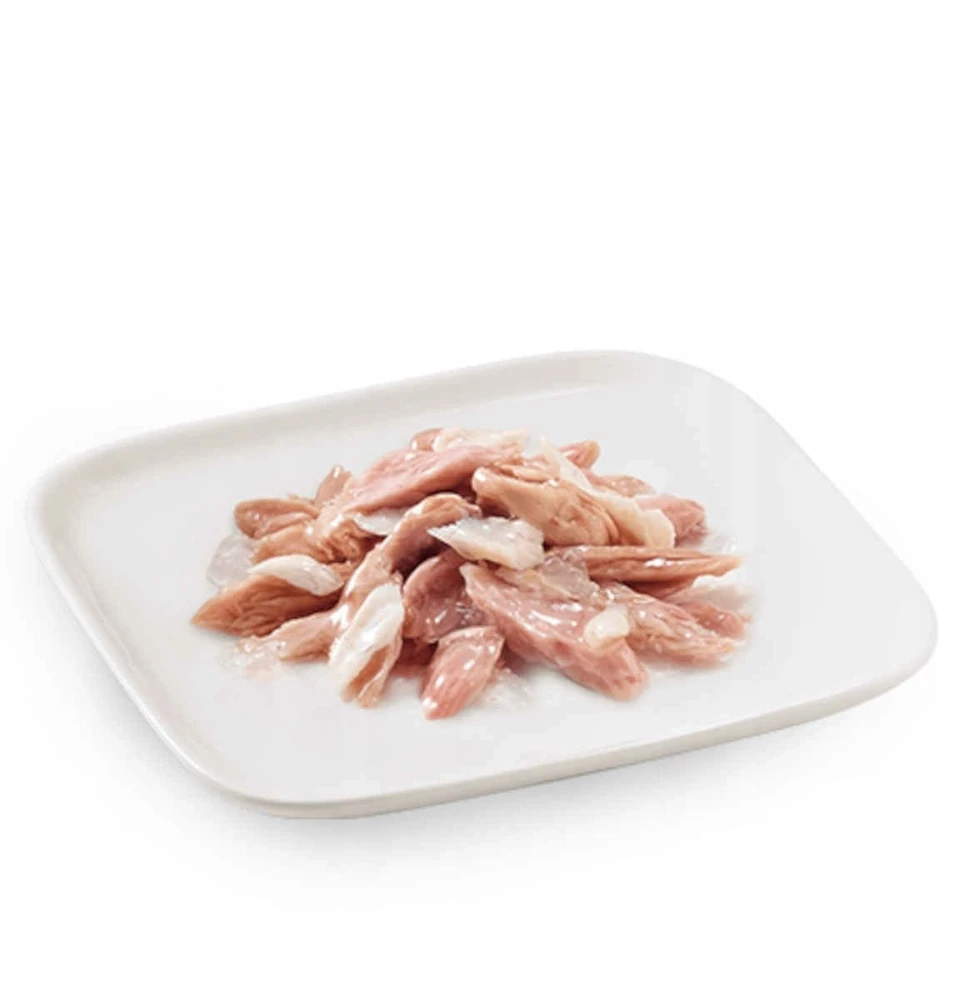 Schesir Daugkartinė pakuotė šlapiam šunų ėdalui, tunui su menke drebučiuose, 4 x 85 g, skardinė