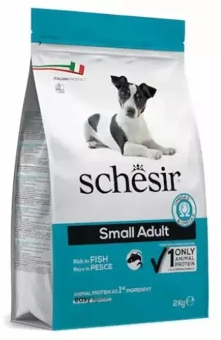 Schesir Original, sausas maistas, šuniui, ryby, 2kg, maišelis, suagusiems malych ras