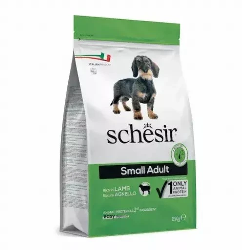 Schesir Original, sausas maistas, šuniui, ėriena, 2kg, maišelis, suagusiems malych ras