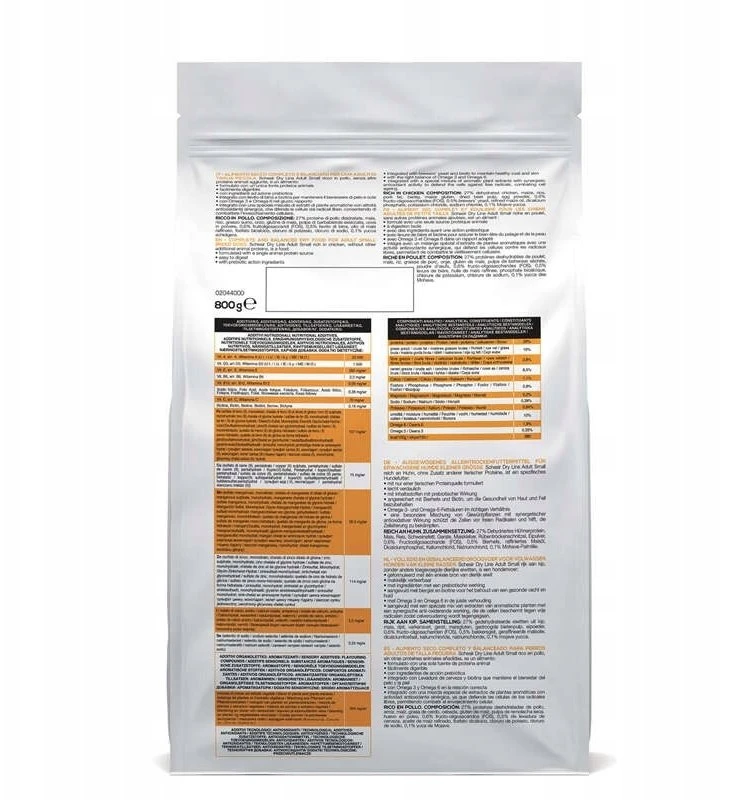Schesir Original, sausas maistas, šuniui, vištiena, 800g, maišelis, suagusiems małych ras