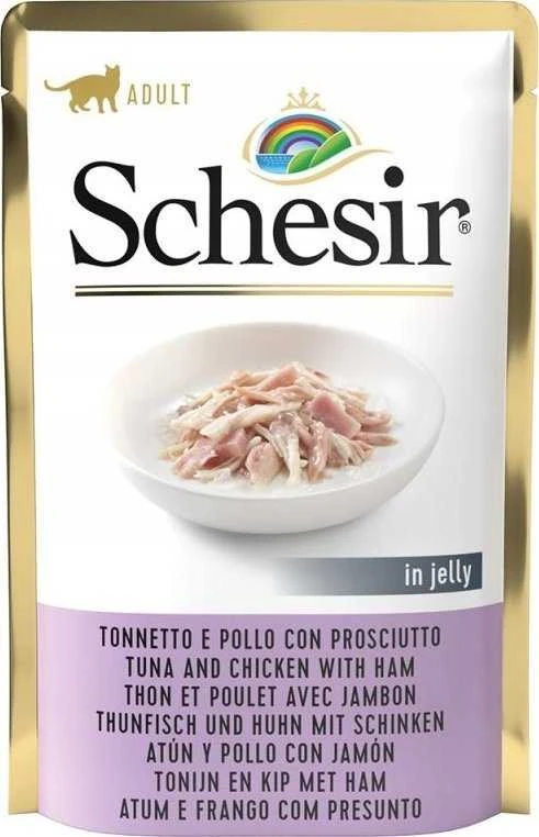 Agras Pet Foods Drėgnas Kačių Maistas - Schesir Su Tunu Ir Vištiena