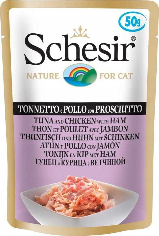 Agras Pet Foods Drėgnas Kačių Maistas - Schesir Tunų Ir Vištienos Mišinys